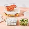8pc (Set of 4) Glass Food Storage Container Set Clear - Figmint™ -Figmint Online Store GUEST 159d6301 5cdc 46e6 b7a5 3e8edac6be63