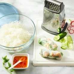 4qt Glass Mixing Bowl with Lid Clear - Figmint™