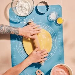 17.28" Adjustable Wood Rolling Pin Light Brown - Figmint™