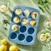 12ct Silicone Muffin Pan Blue - Figmint™ -Figmint Online Store GUEST 562dde28 bfaa 4181 8cfd d2d268612d96