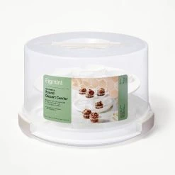 Round Cake Carrier White/Clear - Figmint™ 9 Round Cake Carrier White/Clear - Figmint™ -Figmint Online Store GUEST 75c1cff3 39c3 400c 8fa8 a69d45ce133e