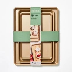 3pc Nonstick Baking Sheet Set - Figmint™ Gold 9 3pc Nonstick Baking Sheet Set - Figmint™ Gold -Figmint Online Store GUEST a63d68a9 472d 4c17 95ce ba70ef7dd495