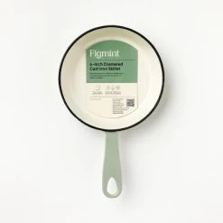 6" Enameled Cast Iron Skillet - Figmint™ Cream -Figmint Online Store GUEST d3bf3b6c 2c65 469e ad04 3887a7adfb99